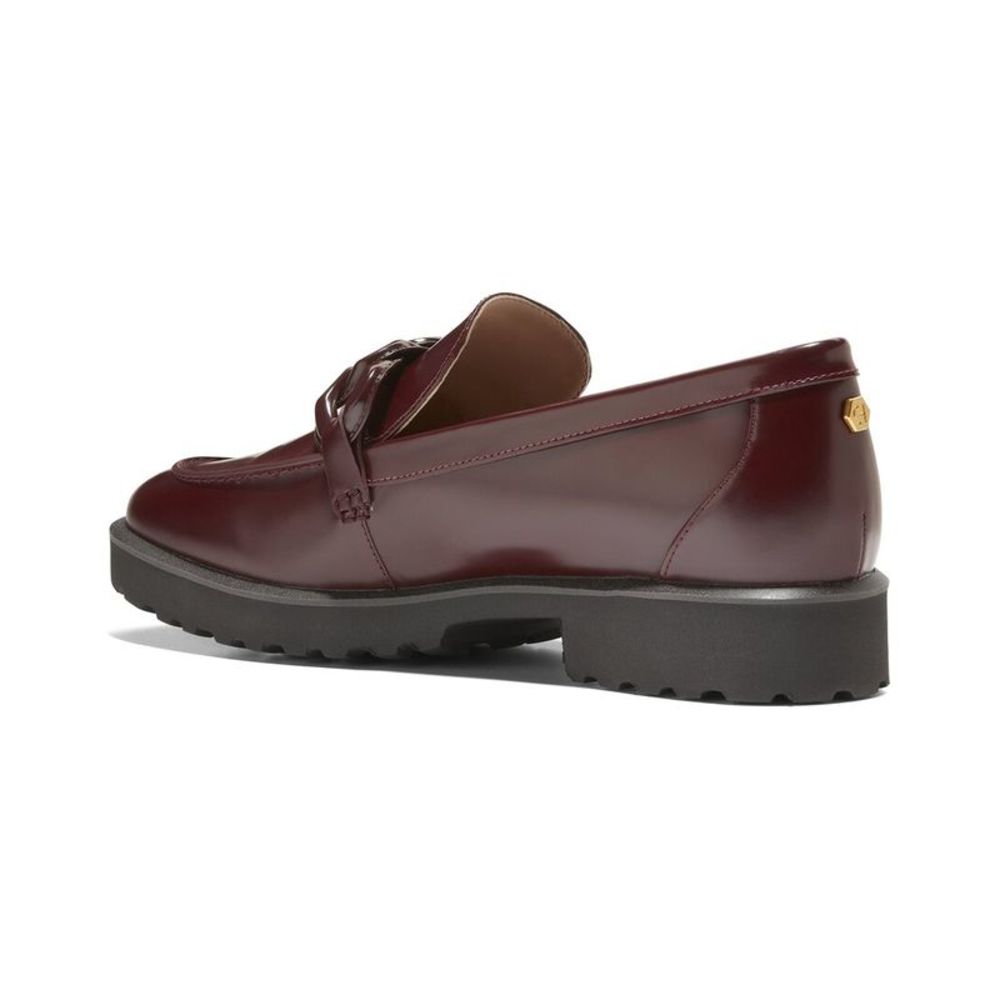 Women's Burgundy Loafers - Picture 2 of 6